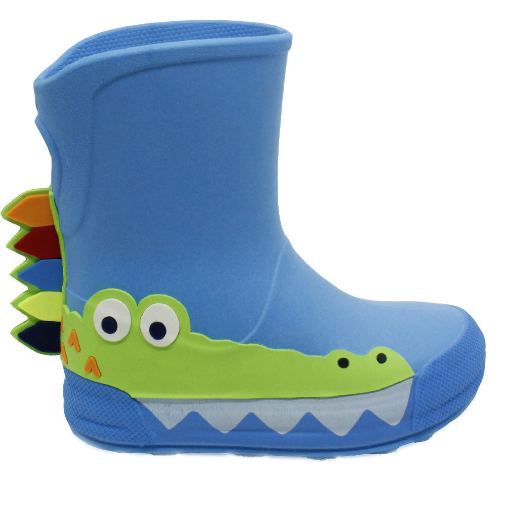 Galocha Infantil Divertida Confortável Crocodilo Plugt Azul Royal Jacaré Macia Leve Colorida em Oferta na Shopee
