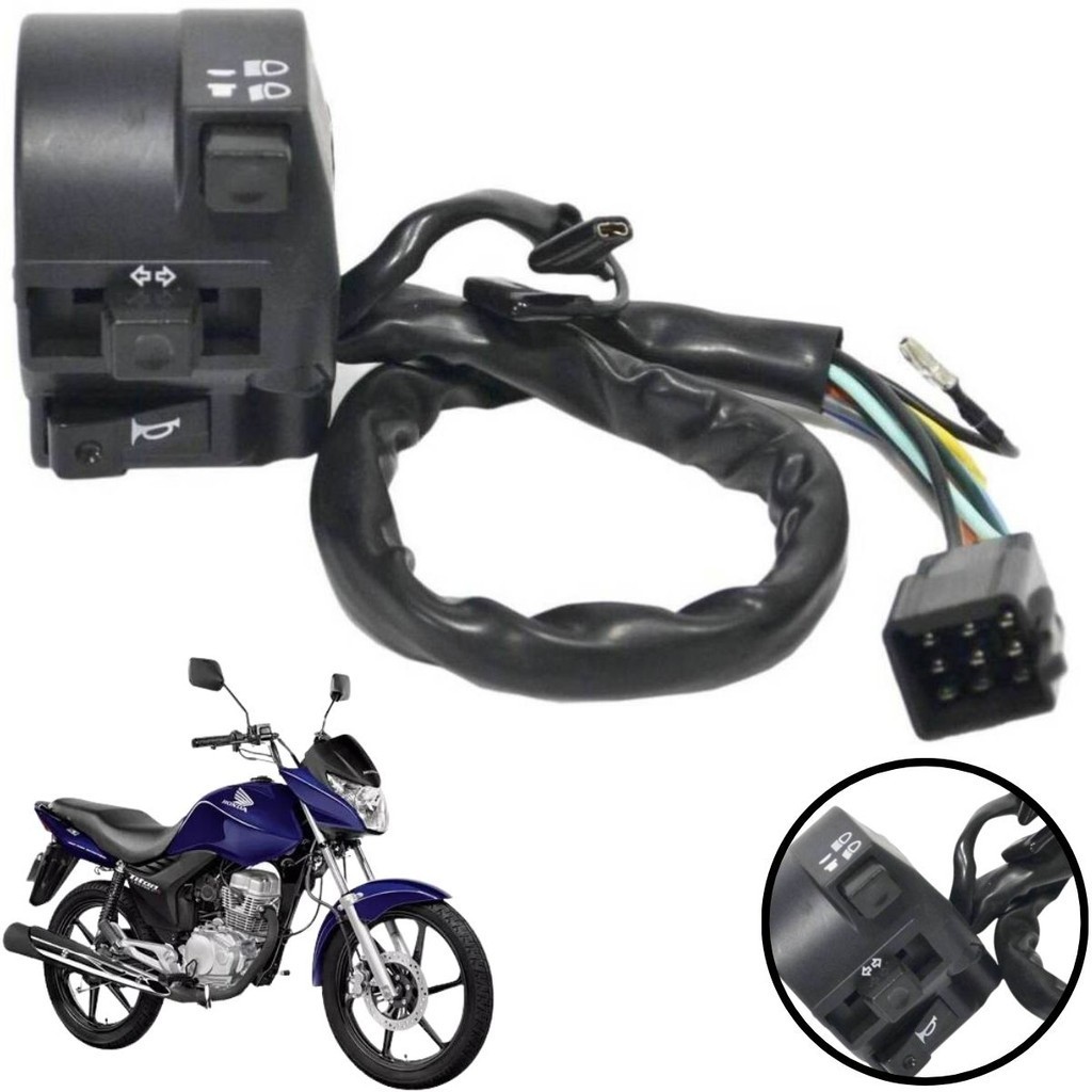 Chave De Luz Seta Cg Titan 150 Ed Esd Ks Mix Es Honda Scud