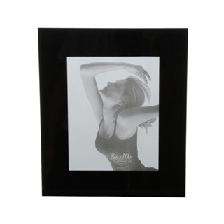 Porta Retrato Wolff de Vidro Preto 15cm x 20cm