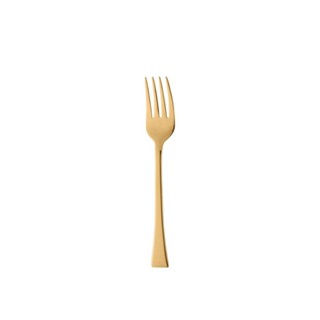 6 Garfos de Sobremesa Wolff Berna Dourado de Aço Inox