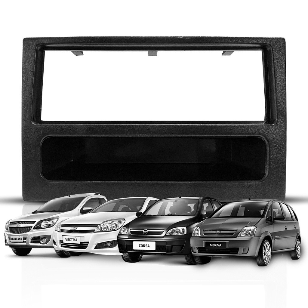 Moldura 1 DIN Painel Corsa Meriva Montana Vectra