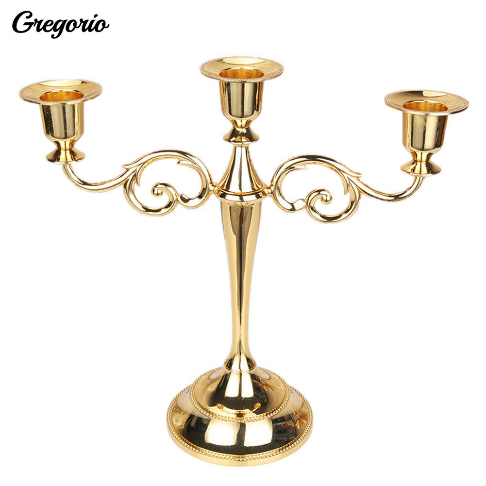 GRC-Metal 3/5-Arm Candelabro Porta Velas Castiçal Romântico Jantar De Férias Decoração De Casamento em Oferta na Shopee