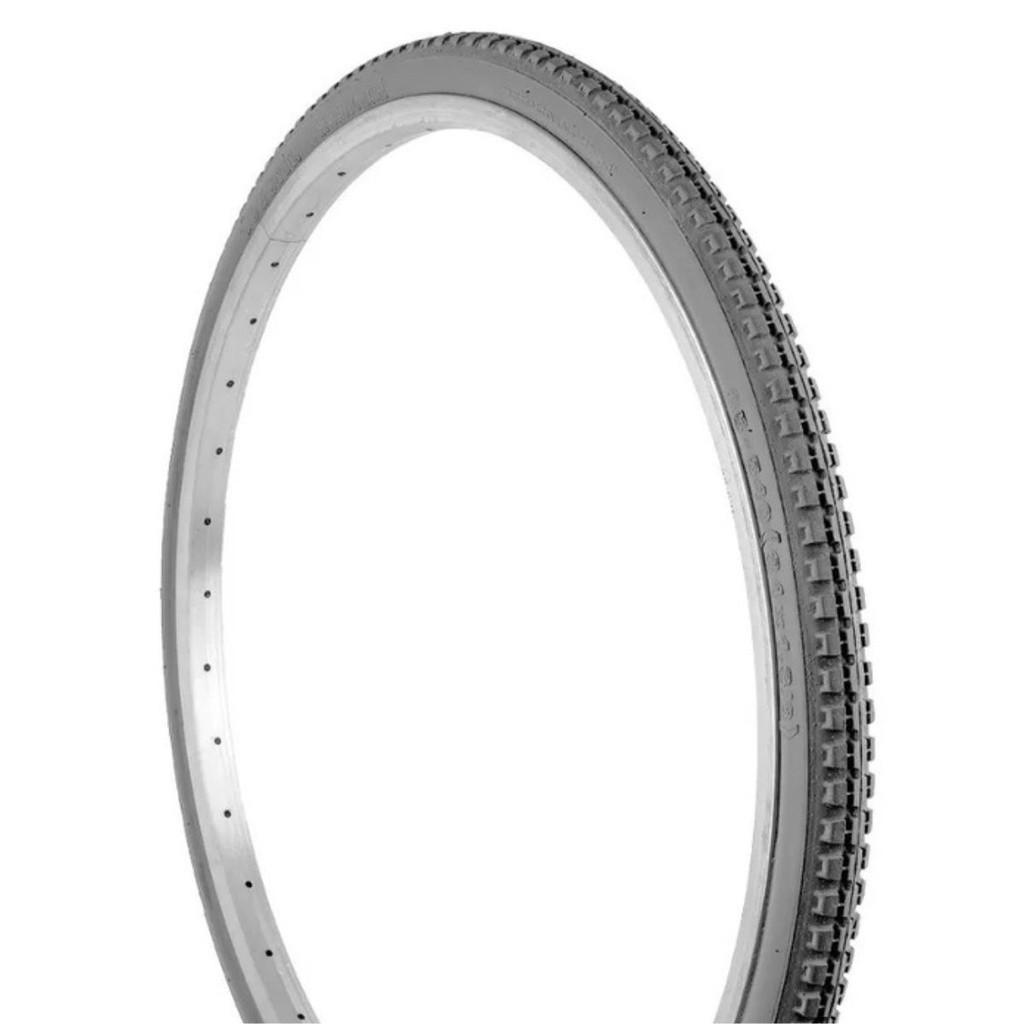 Pneu 24 X 1.3/8 Cadeira De Rodas Mobilidade Cadeirante Borracha Perfomance Cinza Resistente Pneumático Aro 24 Medida 1.3/8 Acessório de Mobilidade Roda Borracha de Alta Performance Durável Confiável