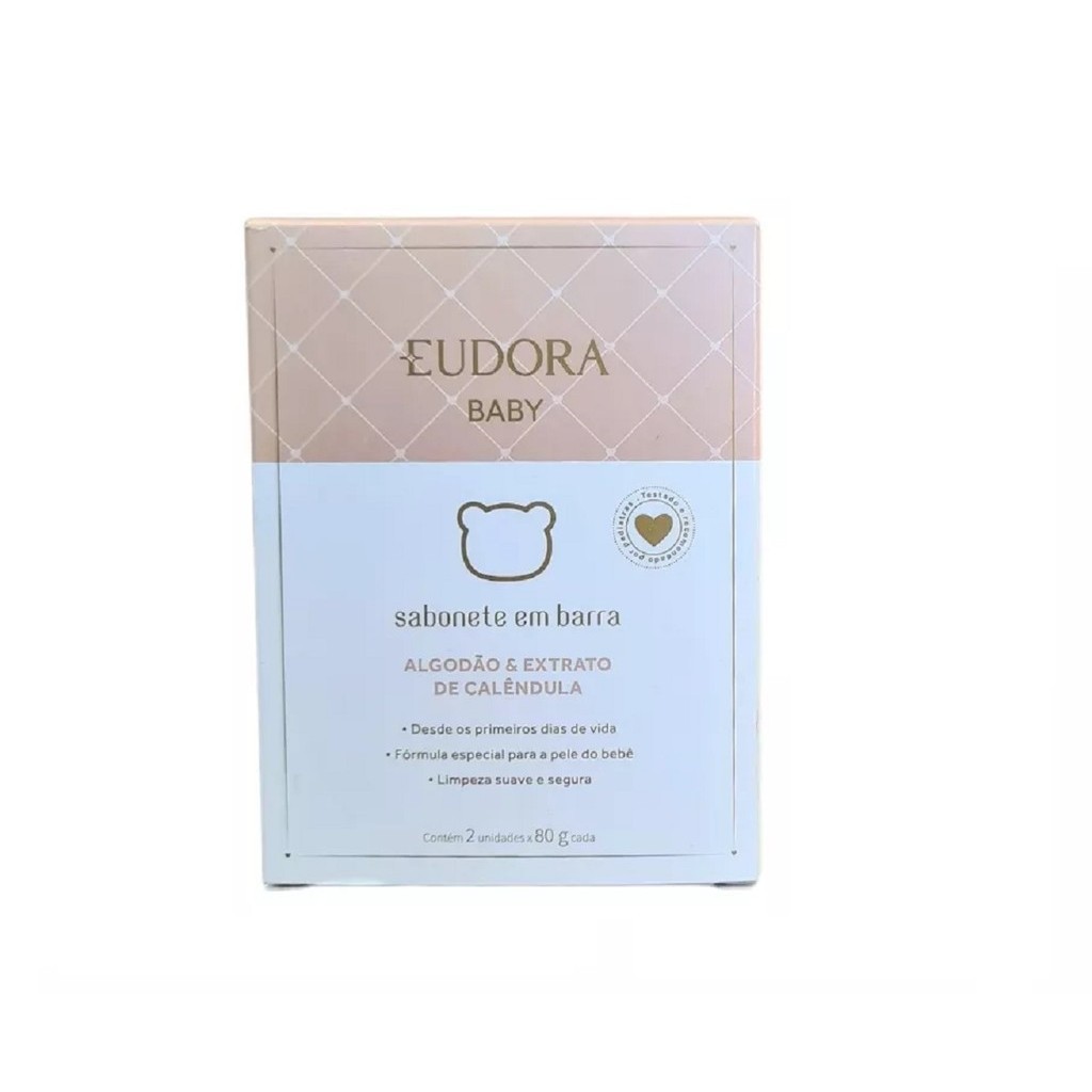Sabonete Em Barra Eudora Algodão e Calêndula 80G – Eudora