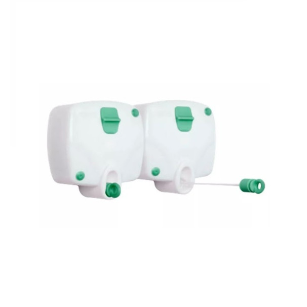 Varal De Parede Rotoflex 2 Cordas de 5m Secalux Casa Lavanderia Roupa Apartamento