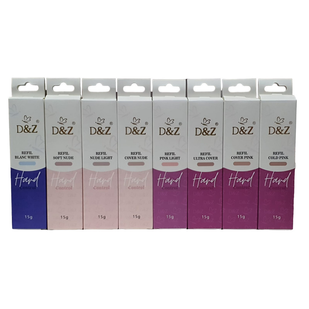 Gel Refil Hard Control D&Z 15g Auto Nivelante Sache Unhas Led Uv Alongamento Acrigel