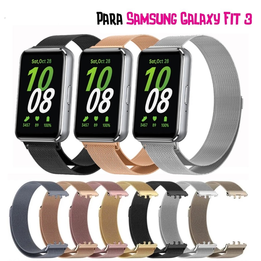 Pulseira Metal Aço Inox Magnetica Para Samsung Galaxy Fit 3
