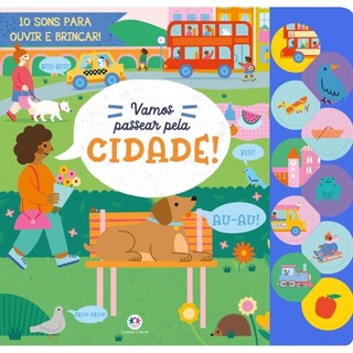 Livro Sonoro Vamos passear pela cidade! em Oferta na Shopee