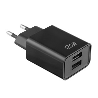 Carregador De Parede Com 2 Saídas USB i2GO Entrada 100-240v em Oferta na Shopee