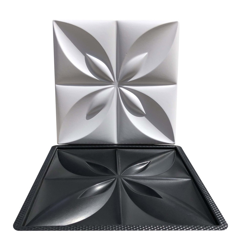Forma 3D Gesso e Cimento ABS - Flor do Oriente 50x50