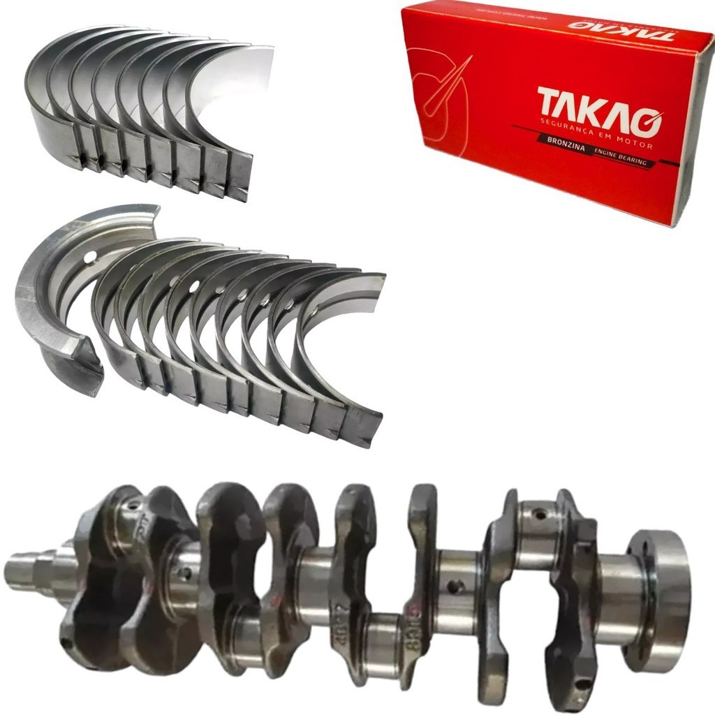 Kit Virabrequim Original E Bronzinas Mobi Palio Weekend Siena Uno Way 1.0 8v 16v Evo Fire 2001-2022 em Oferta na Shopee