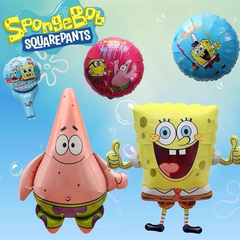 [Bob Esponja Balão] Balão de aniversário da estrela da Palida balão festa decoração balão balão dos desenhos animaQBZE