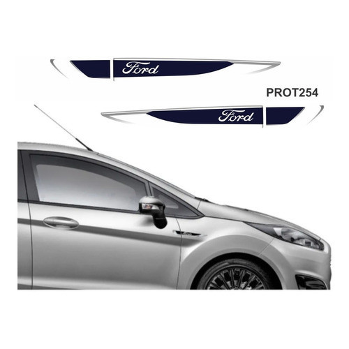 Adesivo Aplique Resinado Protetor Paralama Ford