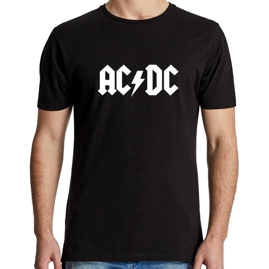 Camiseta Masculina Acdc Banda De Rock Internacional Camisa