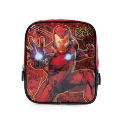 Lancheira Escolar Masculina Marvel Homem de Ferro Vermelha