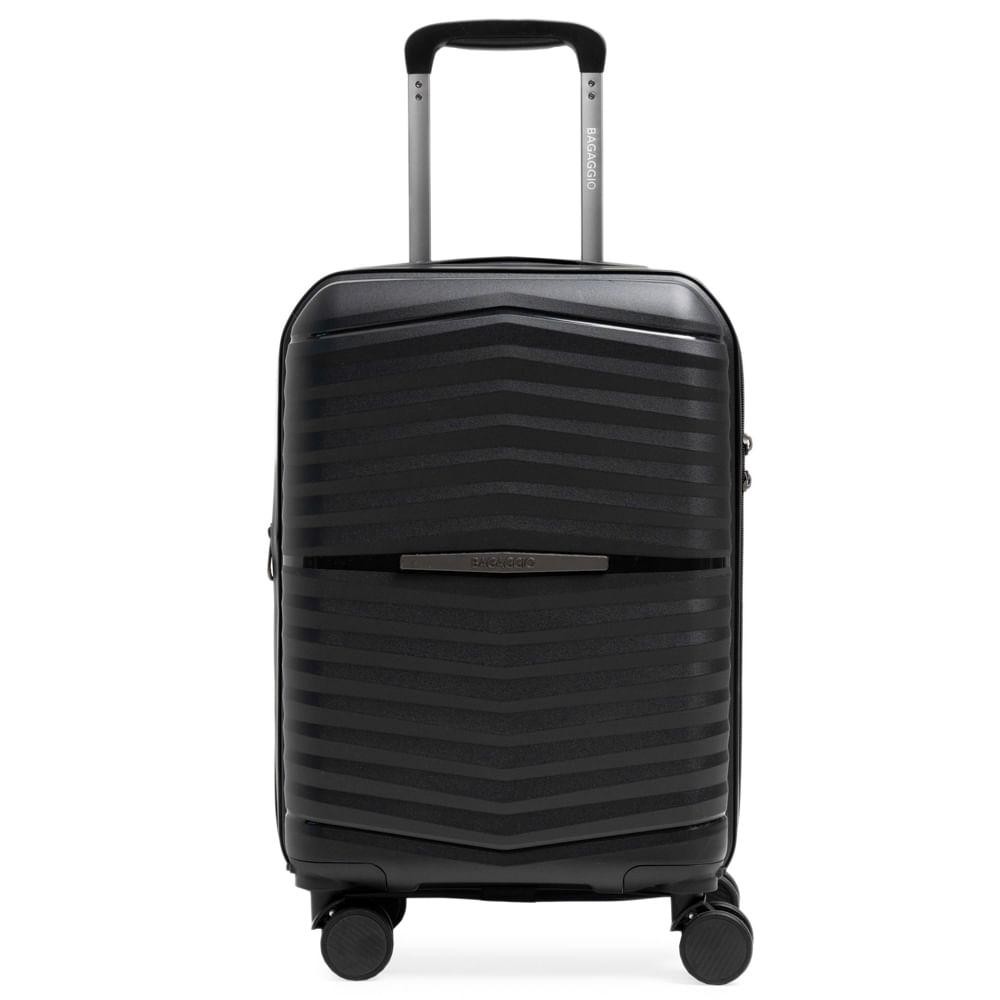 Mala de Bordo 10 Kg Polipropileno 4 Rodas Hong Kong Preta em Oferta na Shopee