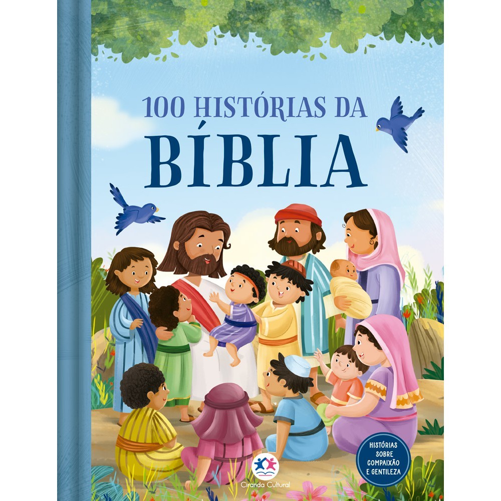 Livro Capa dura 100 histórias da Bíblia em Oferta na Shopee