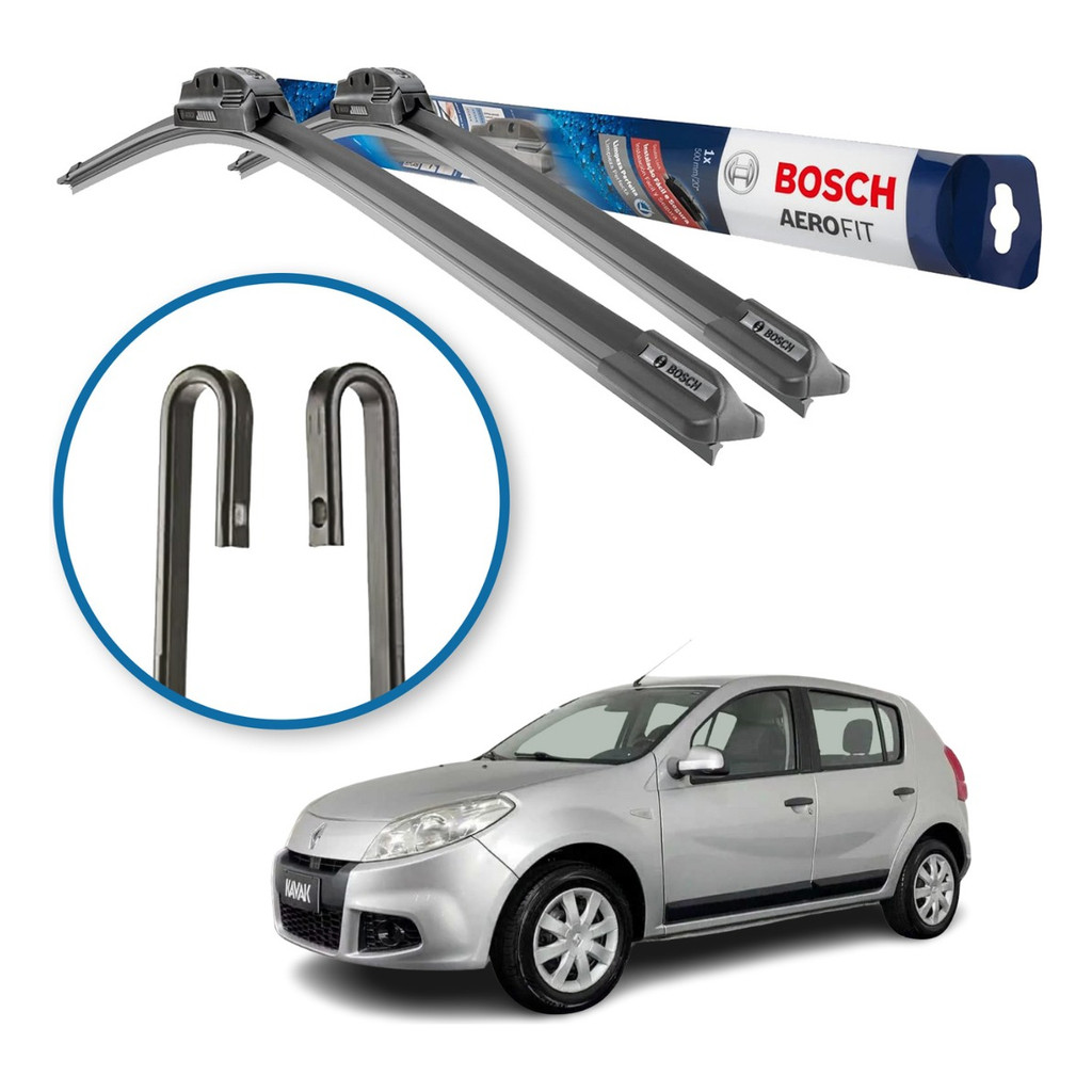 Palheta Parabrisa Original Bosch Renault Sandero 2007 A 2013 Bosch em Oferta na Shopee