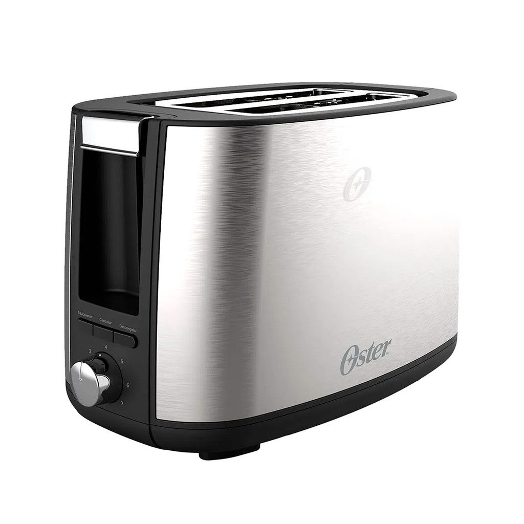 Torradeira Elétrica Inox Simple Life Oster OTOR600 127v 7 Níveis Pés Antiderrapantes Bandeja Coletora