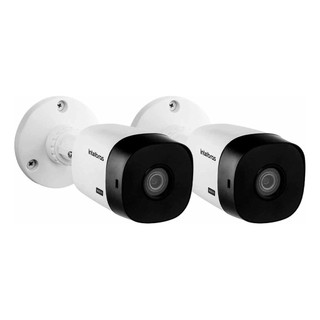 Kit 2 Câmeras Intelbras VHL 1220 B G8 Bullet HDCVI LITE Full HD 1080p, Lente 2.8mm, Visão Noturna 20m, IP66