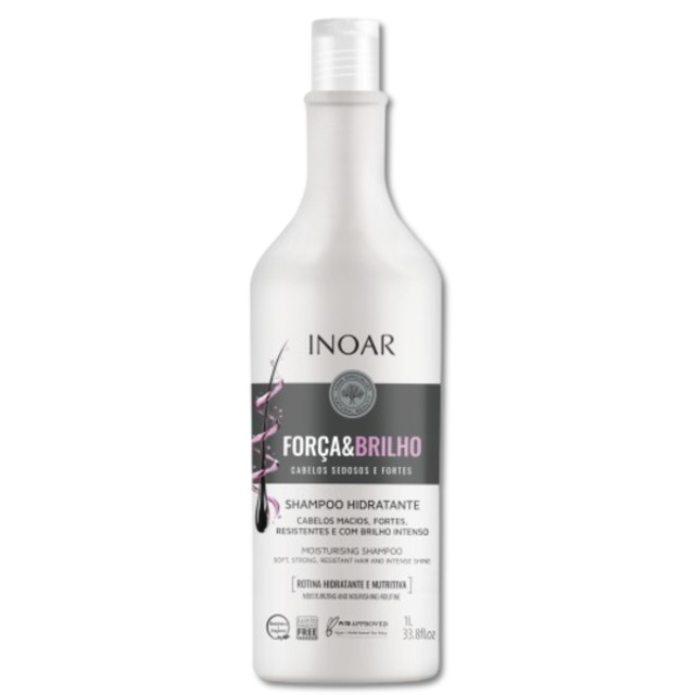 Inoar Força e Brilho Shampoo 1000ml em Oferta na Shopee