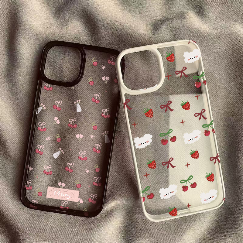 Capa De Telefone Transparente Para Samsung A06 A16 A05 A05S A56 A55 A26 A35 A15 A36 A54 A12 A52 A34 5G A32 Fofa De Flore