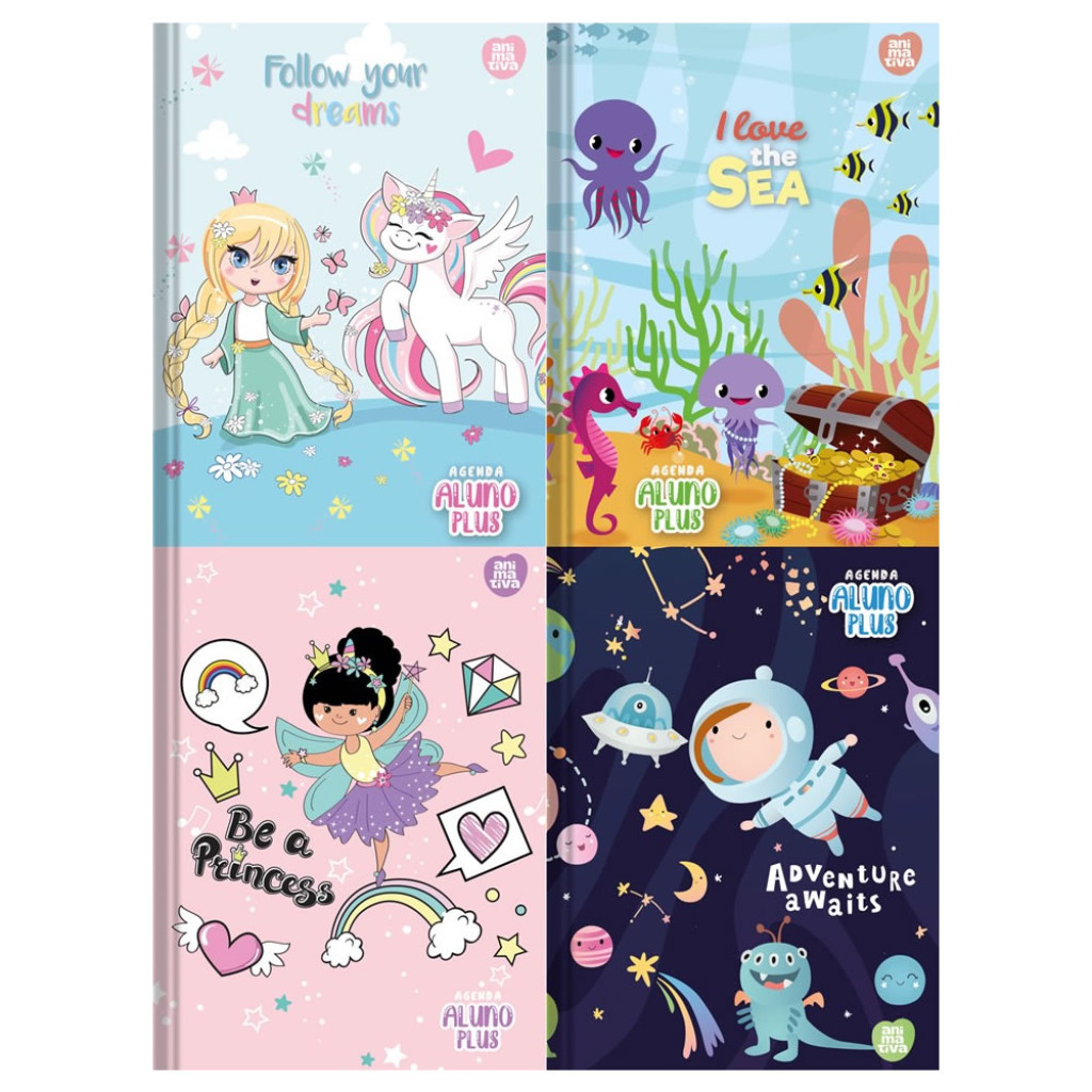 AGENDA ANUAL ALUNO PLUS COST 160F 10102 em Oferta na Shopee