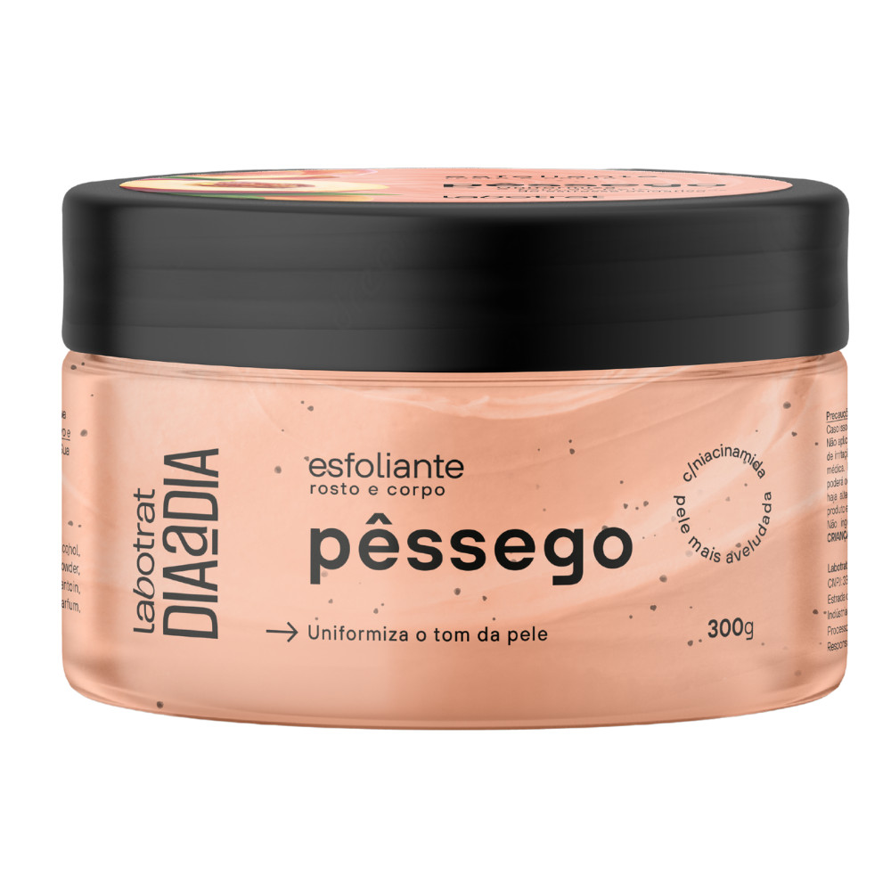 Esfoliante Rosto e Corpo Pêssego Anti-idade Labotrat 300g em Oferta na Shopee