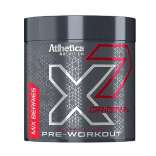 Pré Treino X7 Original Pote 300g Sabor Frutas Vermelhas Atlhetica Nutrition em Oferta na Shopee