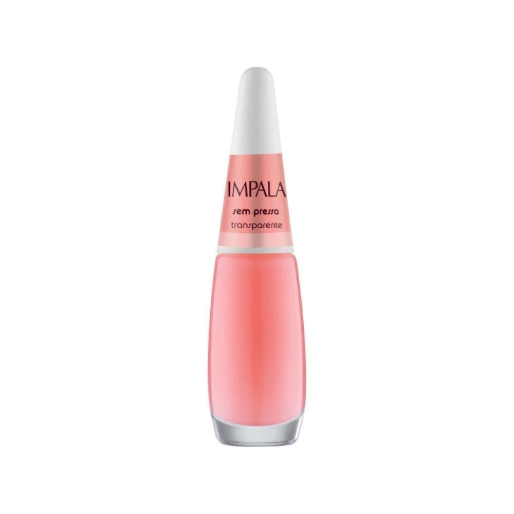 Esmalte Impala Coleção A Cor da Sua Moda Transparente Sem Pressa 7,5ml em Oferta na Shopee