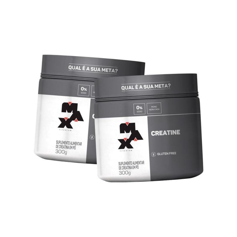 KIT 2X CREATINA TITANIUM (300G) MAX TITANIUM