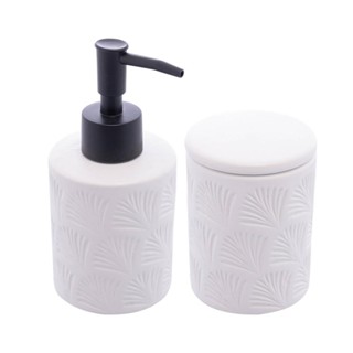2 Peças Wolff Leaf para Banheiro de Cerâmica Branco em Oferta na Shopee