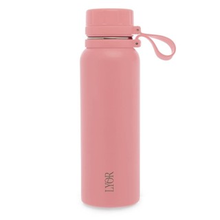 Garrafa Térmica de Aço Inox Explorer Rosa - Lyor em Oferta na Shopee