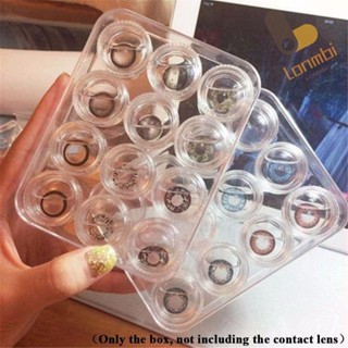 LONMBI 12 Pcs/set Caixa De Lentes De Contato Portátil De Molho