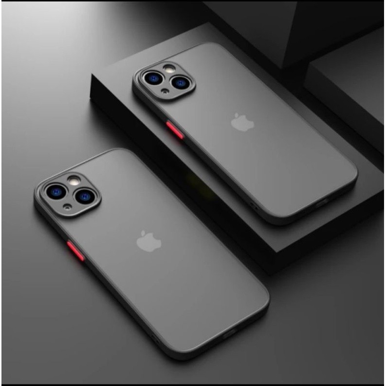 capa capinha case slim fosca luxo para iPhone x xr 11 12 13 13 pro max