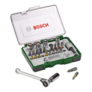Jogo de pontas e soquetes para parafusar com 27 peças - Kits Extra Hard Bosch
