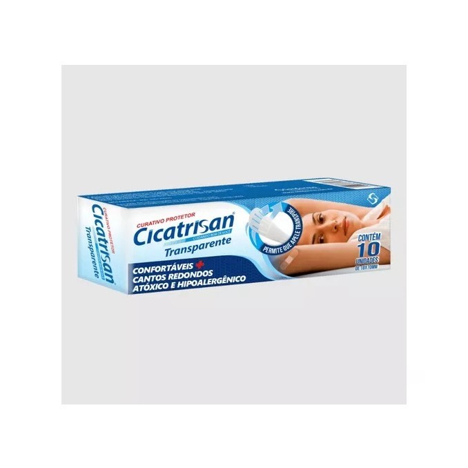 Curativo Transparente Cicatrisan 10un Sanfarma