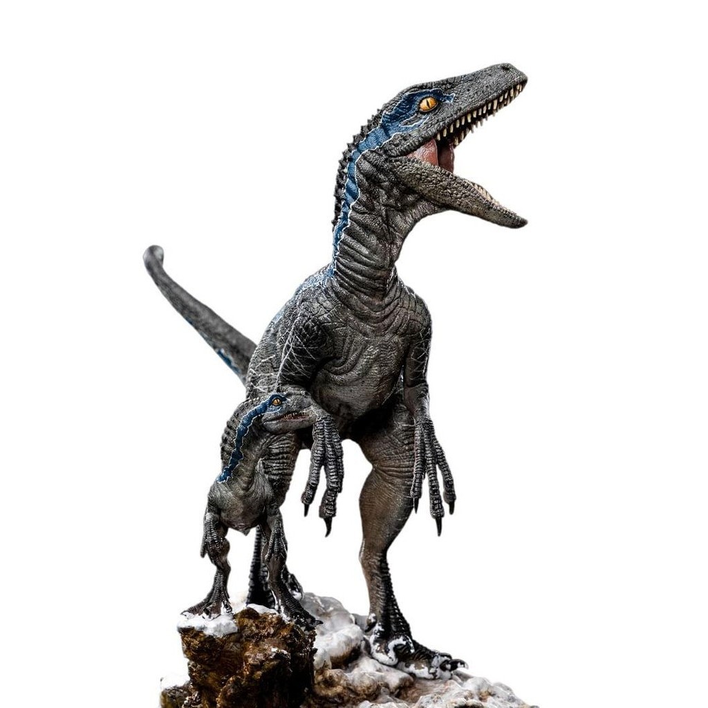 Blue and Beta Deluxe Jurassic World Dominion Iron Studios em Oferta na Shopee