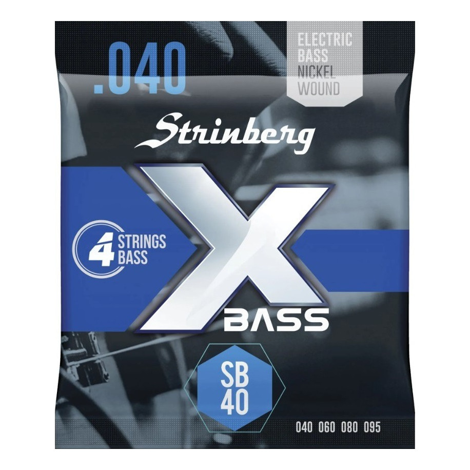 Encordoamento Strinberg Sb40 Contra Baixo 4 Cordas 040 Sb-40 em Oferta na Shopee