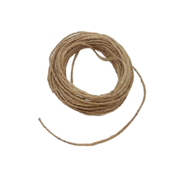 Cordão de Juta Natural Engomado Fino - 1 unidade - EcoArt - Rizzo