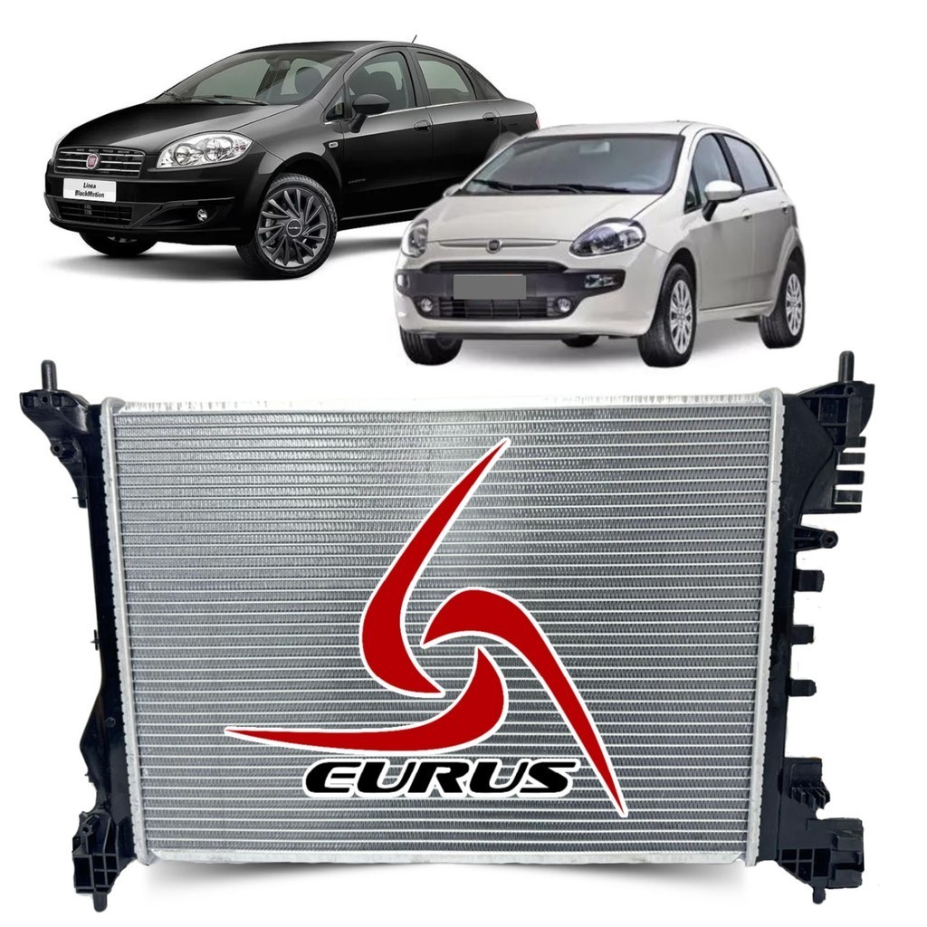 Radiador Eurus Fiat Linea Punto 1.8 2013 2015 2017