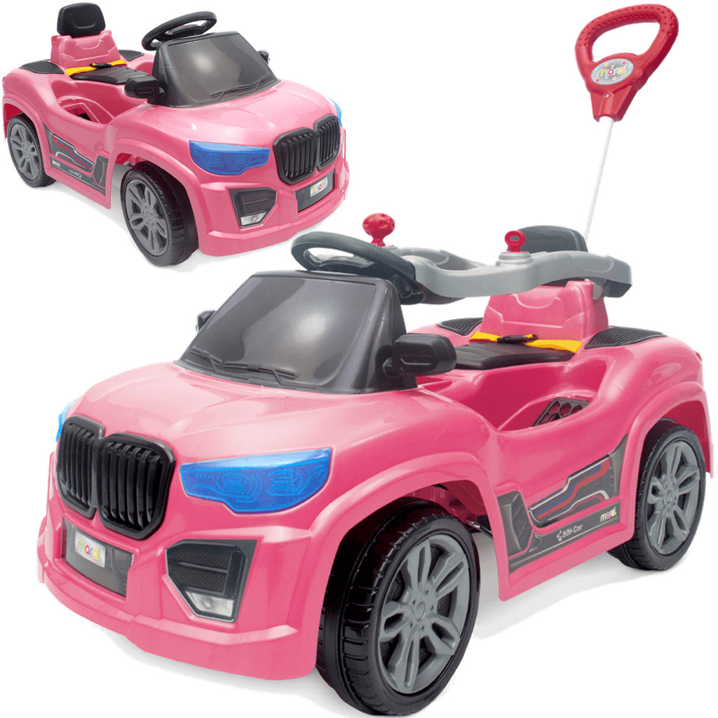 Carrinho de Passeio e Pedal Infantil Maral BM Car Rosa 30kg em Oferta na Shopee