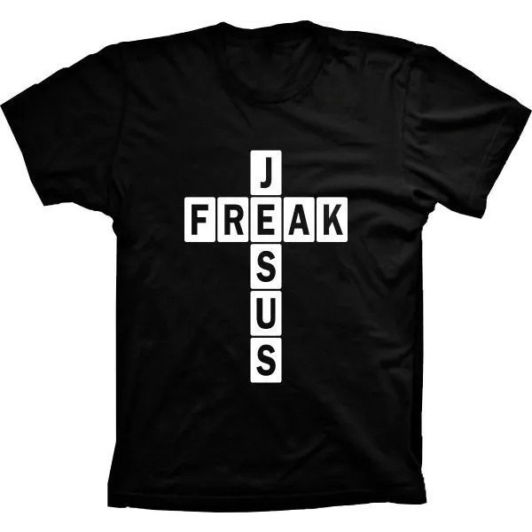 Camisa Freak Jesus Camiseta Fé Gratidão Yeshua Evangélica