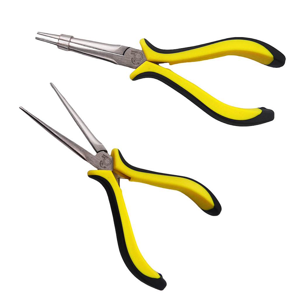 ALICATE DE BICO LONGO DEYU MBX-ZZ50 - 15CM C/MOLA - EM AÇO CARBONO BANHADA A NIQUEL