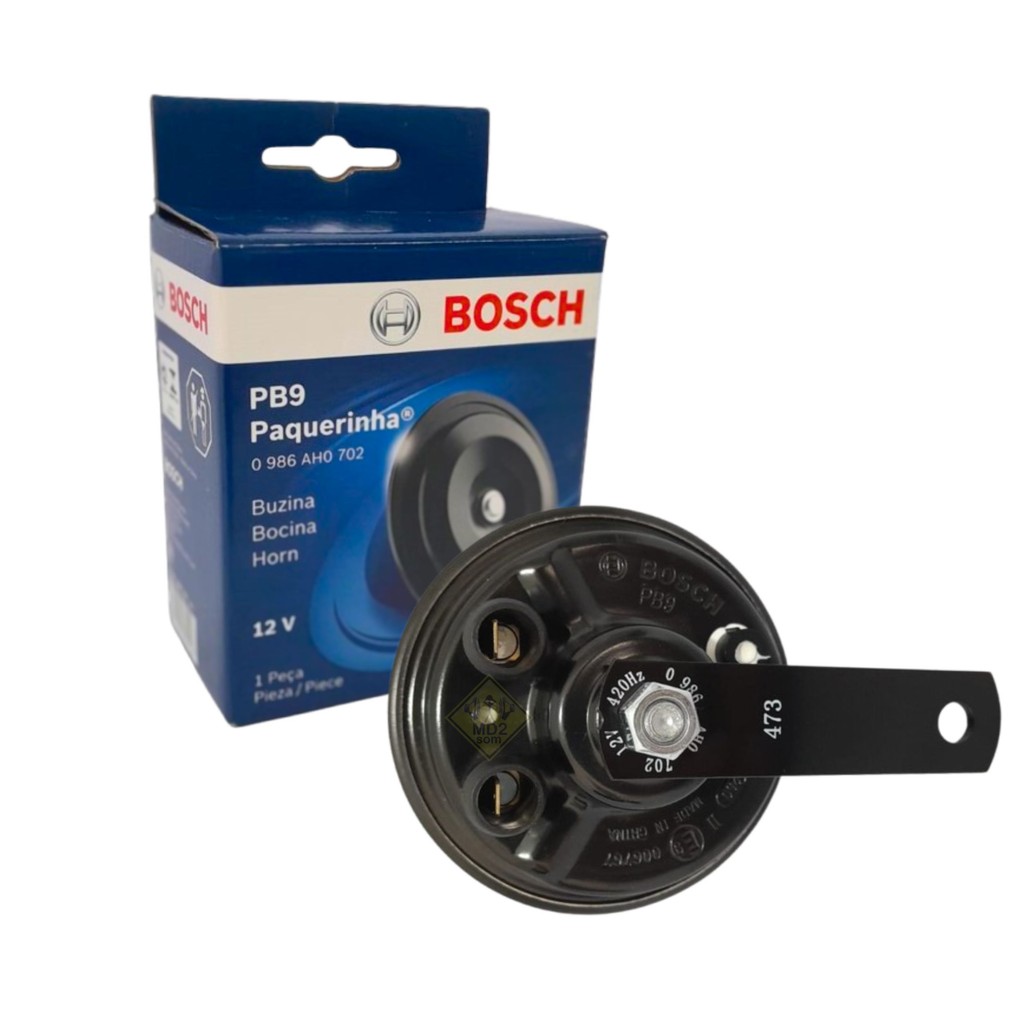 BUZINA UNITÁRIA BOSCH PAQUERINHA PB9 420HZ - 12V (0986AH0702) em Oferta na Shopee