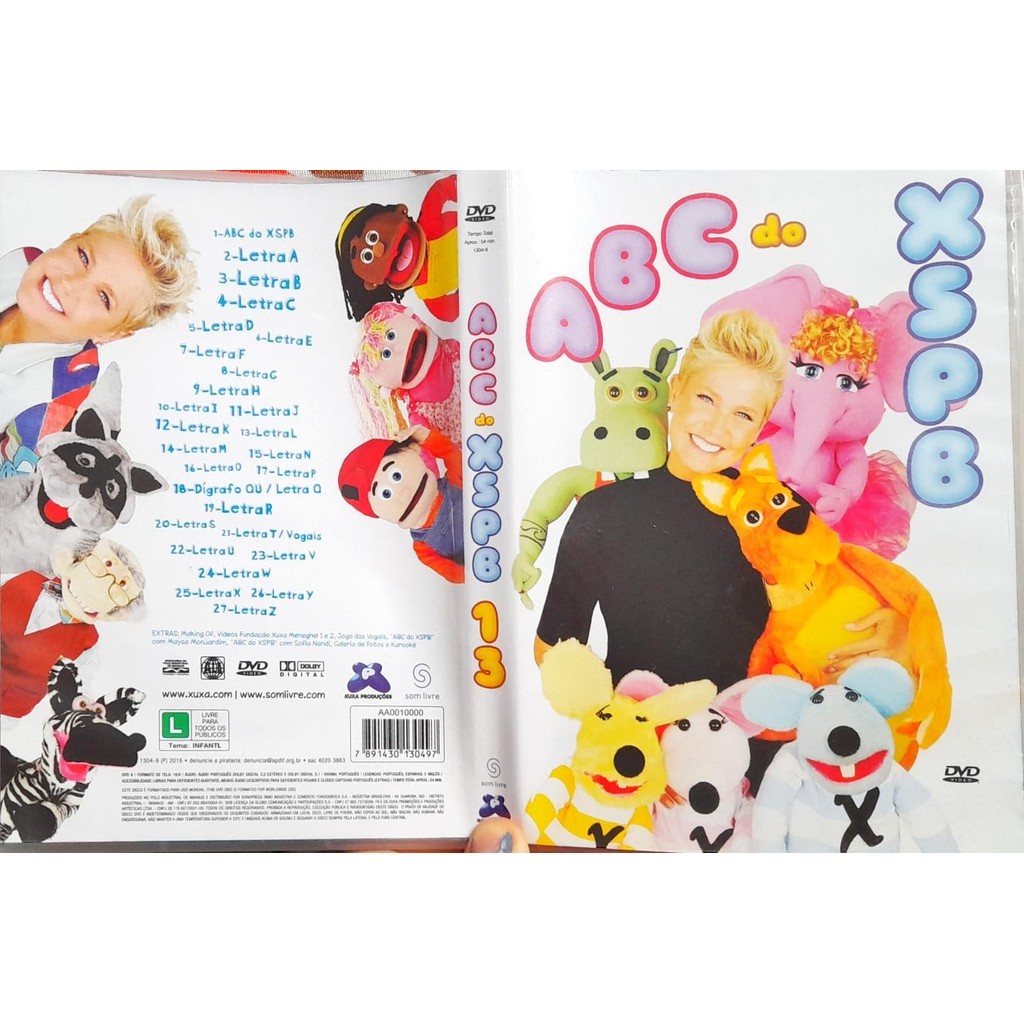 DVD Original ABC Da Xuxa 13