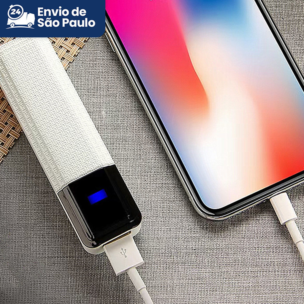 Banco De Potência Portátil De Bolso 2600mAh