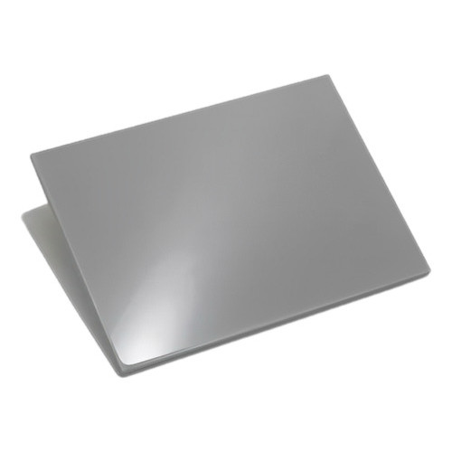 Chapa Placa Acrílico Cast Cinza 100x60 2.5mm