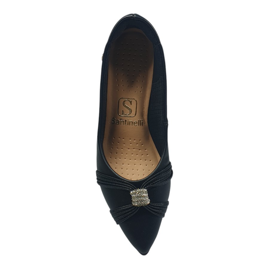 Detalhes do Sapato Feminino Santinelli 1544051 Salto Bloco