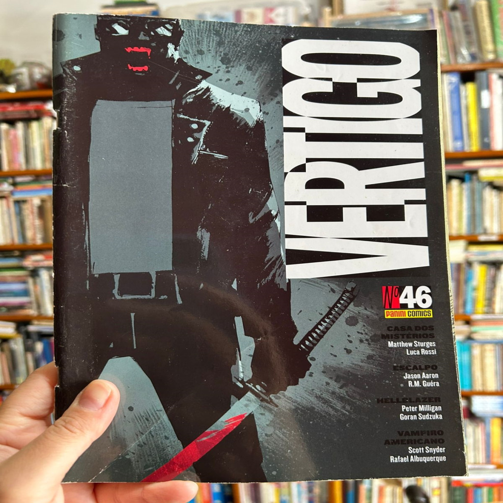 Vertigo - número 46 - Casa dos Místérios - Escalpo - Hellblazer - Vampiro Americano autor Jason Aaron e Outros(1)